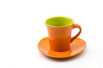 Isolated Orange mug