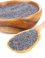 Foto op Canvas Poppy seeds in bowl close-up © Africa Studio