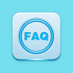 Blue icon edge light