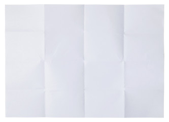 folded blank paper