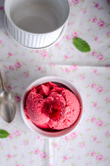 Selbstgemachtes Beereneis