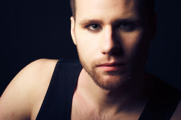 Obraz premium Portrait of handsome stylish man