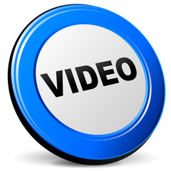 Vector video 3d icon