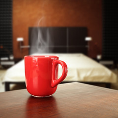 red mug