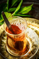 Turkish mint tea