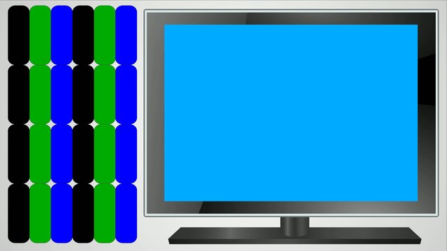RGB additive color model Simple animation