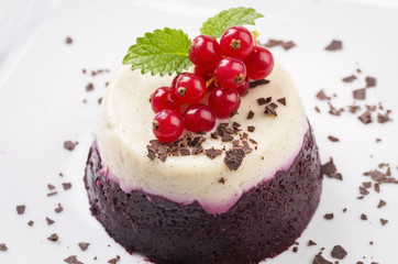 Johannisbeer Pudding