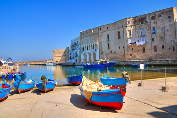 Old port. Monopoli. Puglia. Italy.