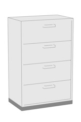 cartoon image of medical cupboard