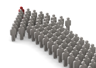 TEAMWORK CONCEPT - 3D