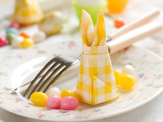 Easter table setting