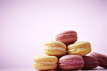colorful macarons