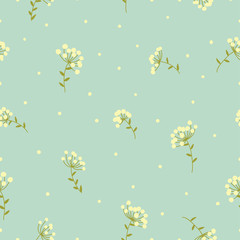 Seamless floral pattern. Flowers texture.