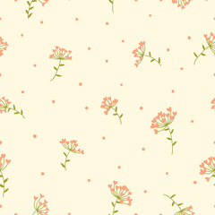 Seamless floral pattern. Flowers texture.