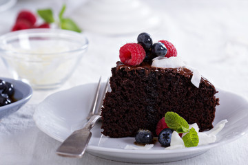 Vegan chocolate cake