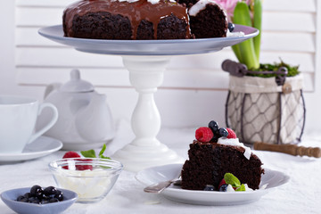 Vegan chocolate cake