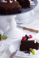 Vegan chocolate cake