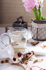 Making tea with teabags