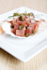 Tuna, bluefin, tartar