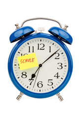 Wecker zu Schulbeginn