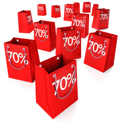 Einkaufstüten 70%