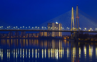 Fototapeta premium night bridge