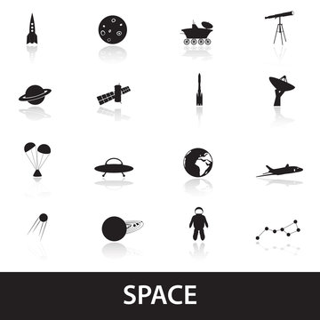 space icons eps10