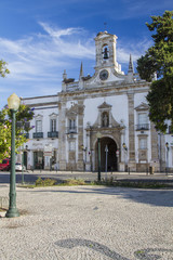  landmark church of the city of Faro, Portugal.