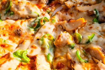 Closeup picture of pizza