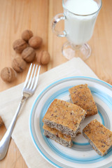 nut cookie with milk