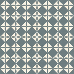 Geometrical square retro pattern seamless vector background.  Re