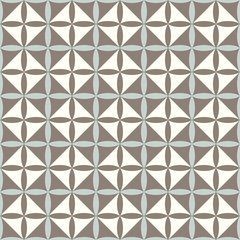 Geometrical retro pattern seamless vector background.  Repeating