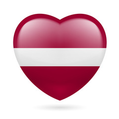 Heart icon of Latvia