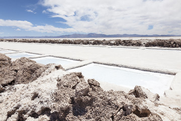 Salt extraction pools