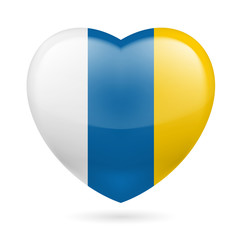 Heart icon of Canary Islands