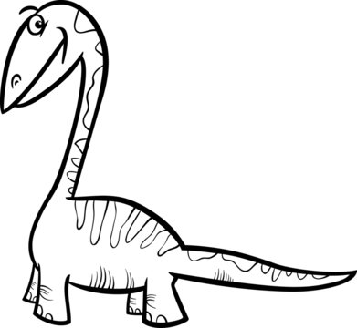 Apatosaurus Dinosaur Coloring Page