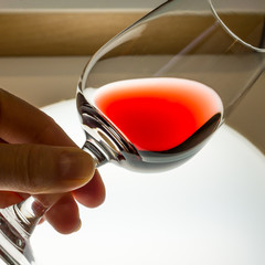 dégustation vin rouge
