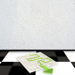 Labyrinth Exit - 3D Render