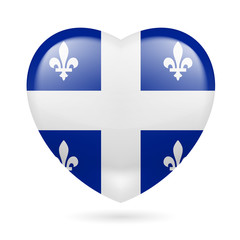 Heart icon of Quebec