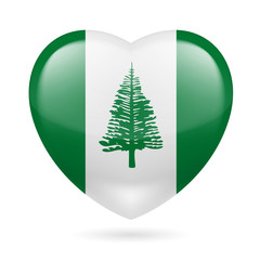 Heart icon of Norfolk Island