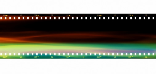 color film strip background and texture