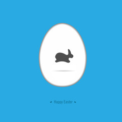 Happy easter card with Easter motif