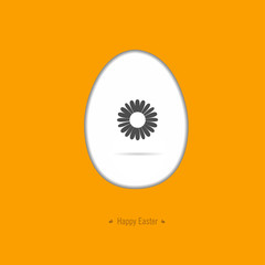 Happy easter card with Easter motif