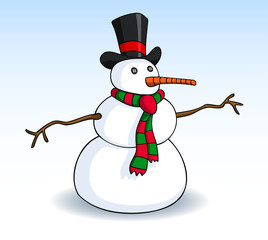 Snowman cartoon