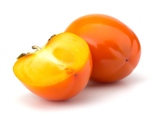 Persimmon fruit isolated on white background