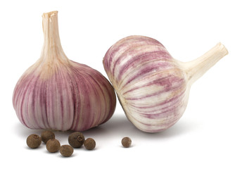 Garlic bulb isolated on white background