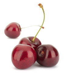 Cherry isolated on white background