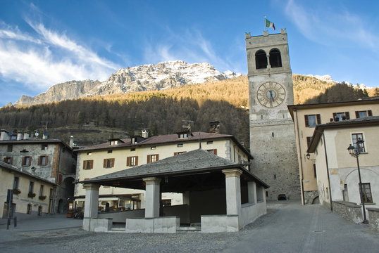 Piazza del Kuerc, Bormio (Italy)