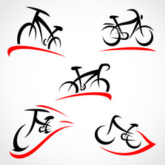 Bicycle set. Vector © VKA