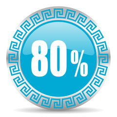 80 percent icon